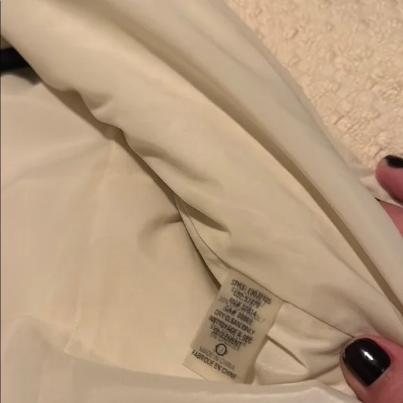 Elie Tahari Tweed Cream Women's Blazer Jacket - Picture 5 of 7